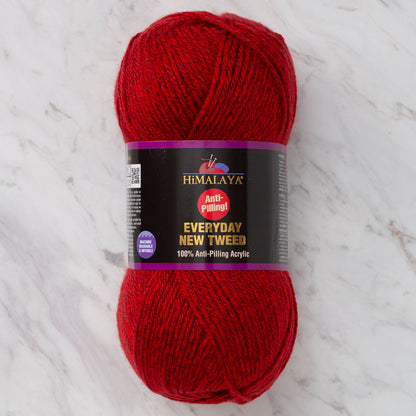 Himalaya Everyday New Tweed Kırmızı El Örgü İpliği -  75102
