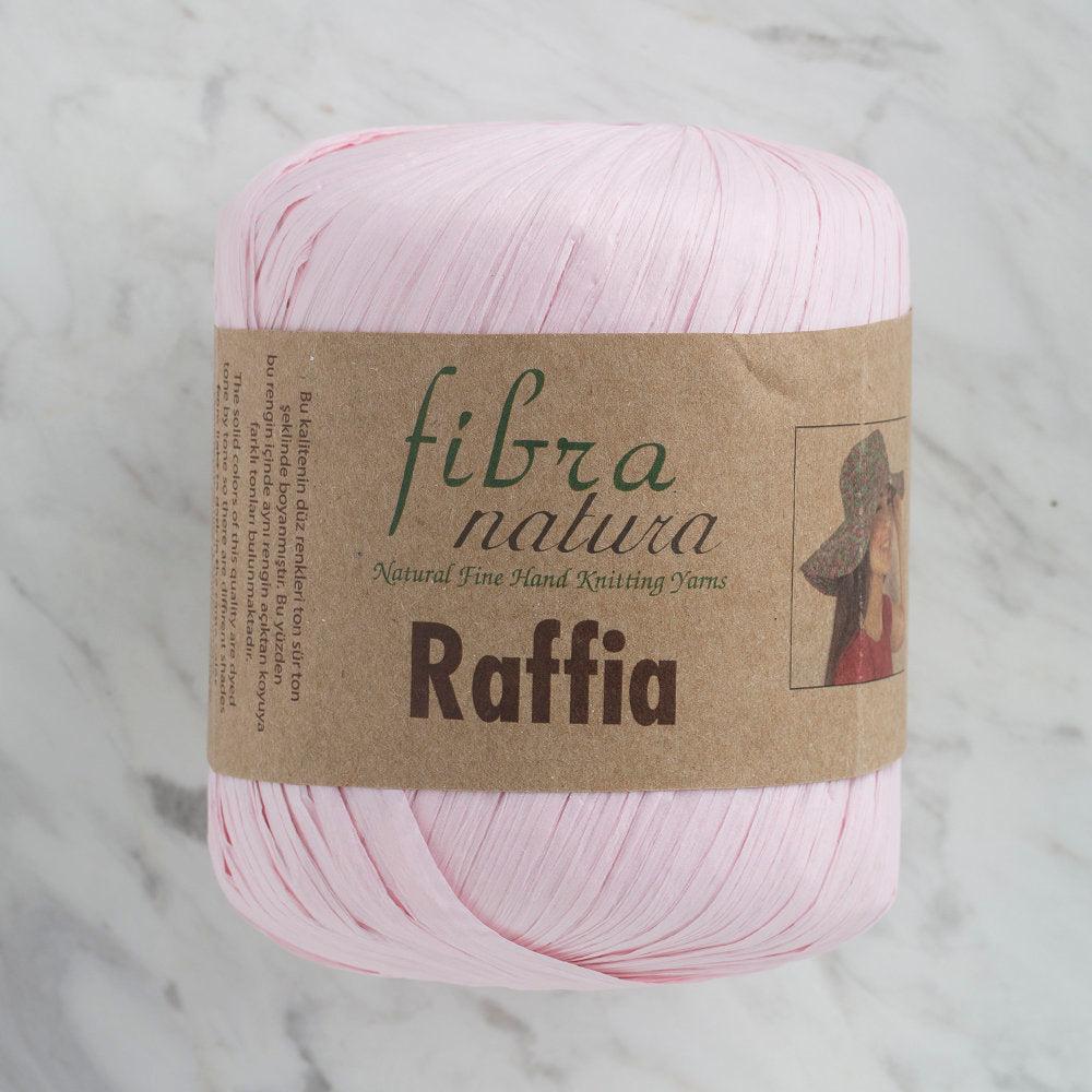 Fibra Natura Raffia 40gr Açık Pembe Kağıt İp - 116-17