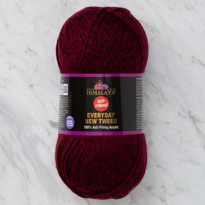 Himalaya Everyday New Tweed Bordo El Örgü İpliği - 75117