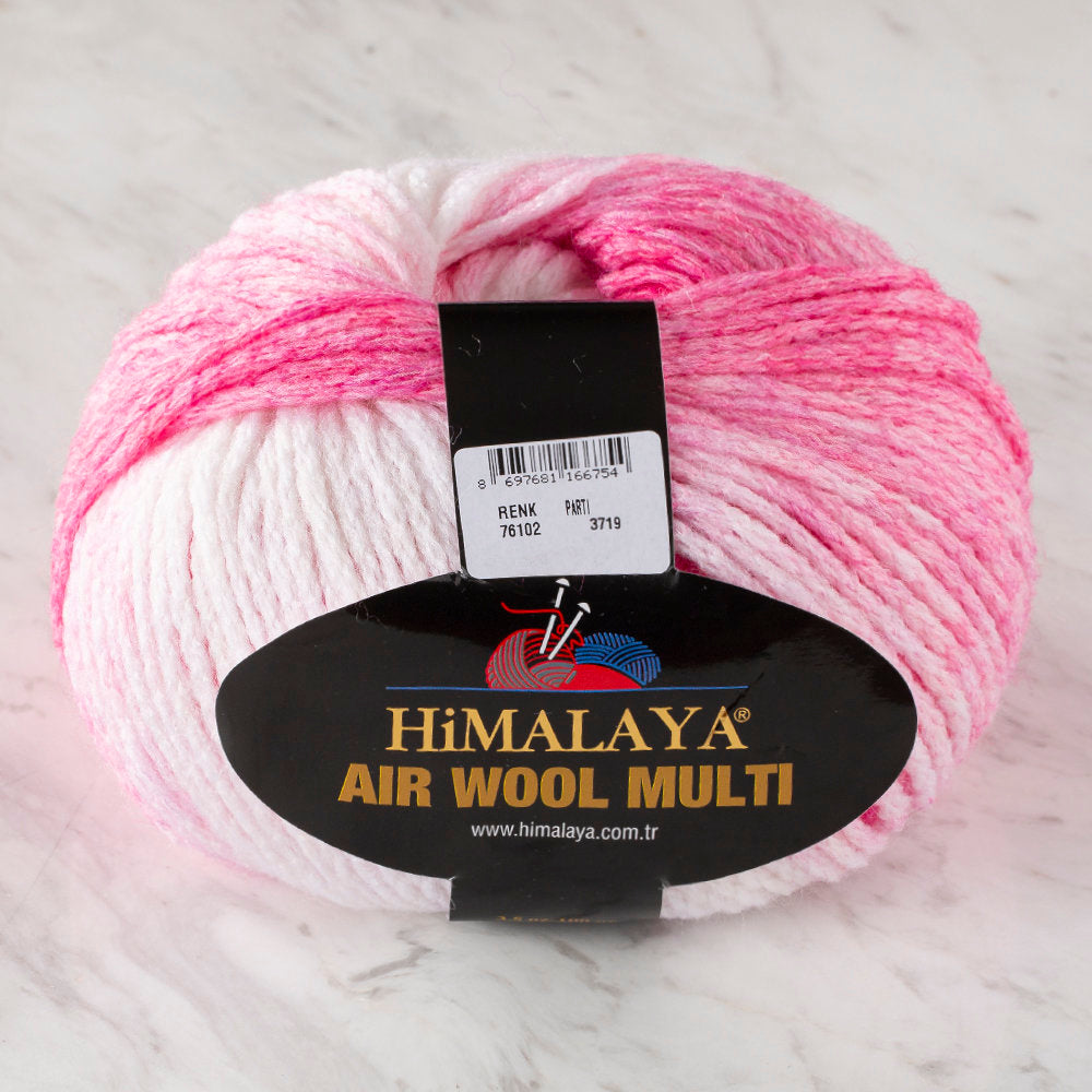 Himalaya Air Wool Multi Ebruli El Örgü İpi - 76102