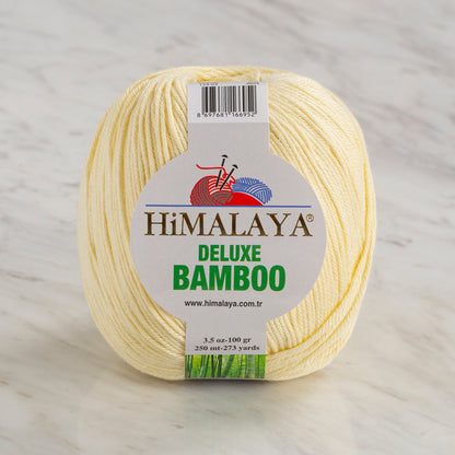 Himalaya Deluxe Bamboo Açık Sarı El Örgü İpi 124-03