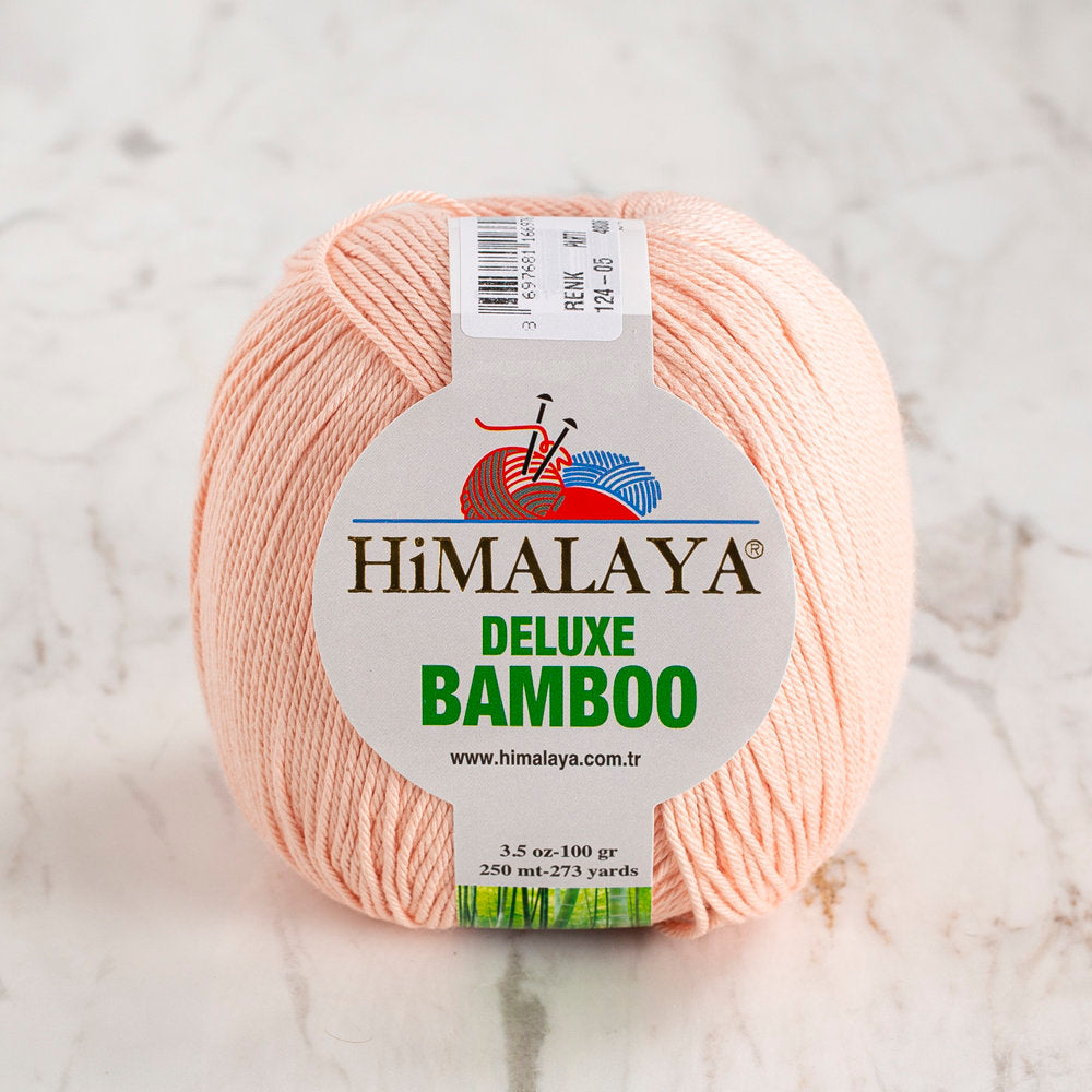 Himalaya Deluxe Bamboo Somon El Örgü İpi  124-05