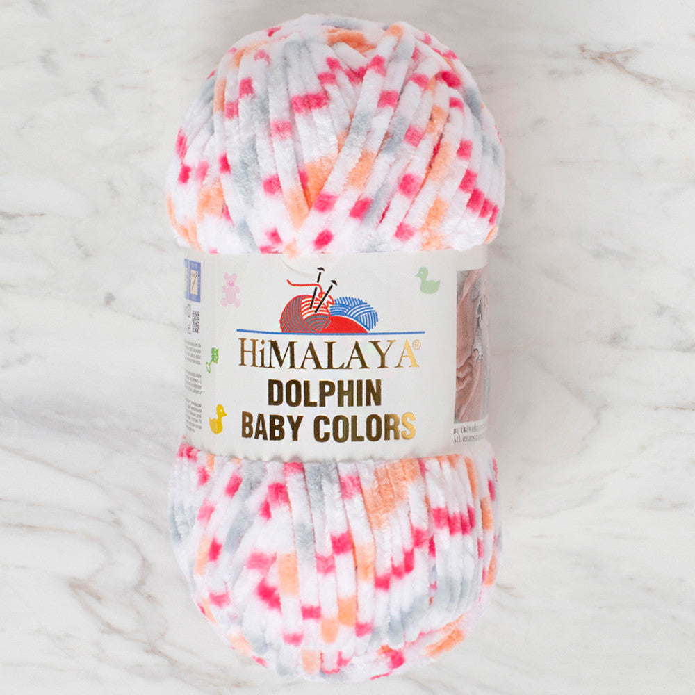 Himalaya Dolphin Baby Colors Kadife Ebruli El Örgü İpi - 80420