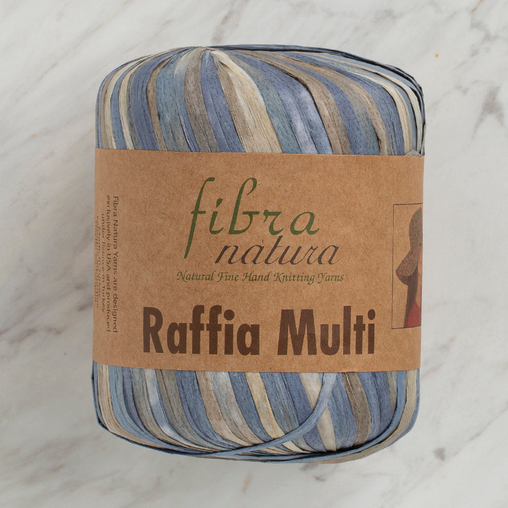 Fibra Natura Raffia Multi 35gr Ebruli Kağıt İp - 117-09