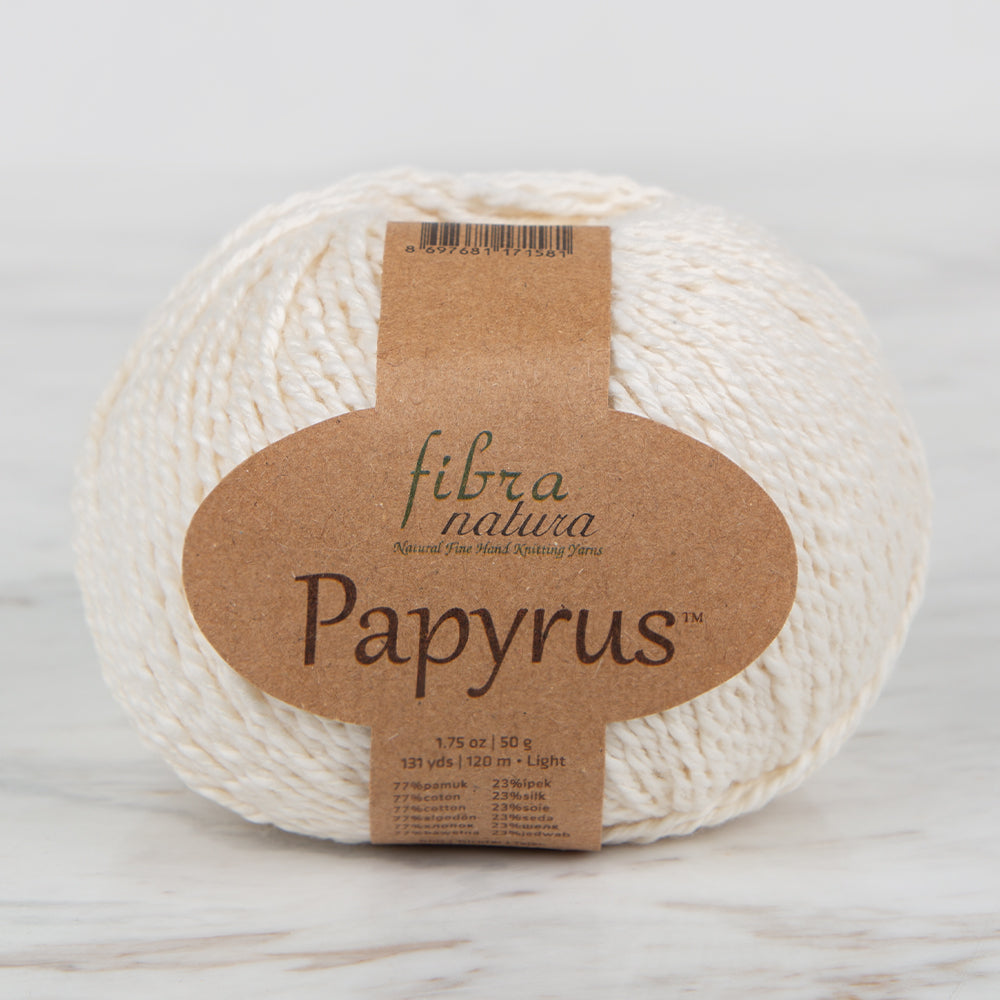 Fibra Natura Papyrus Krem El Örgü İpi - 229-02