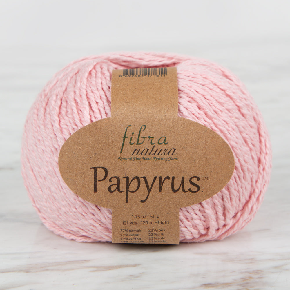 Fibra Natura Papyrus Pembe El Örgü İpi - 229-06