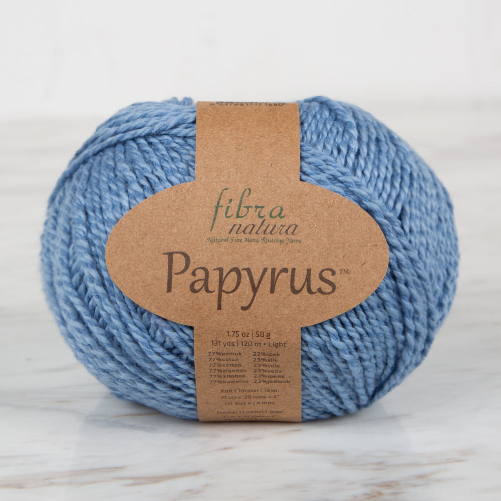 Fibra Natura Papyrus Mavi El Örgü İpi - 229-15