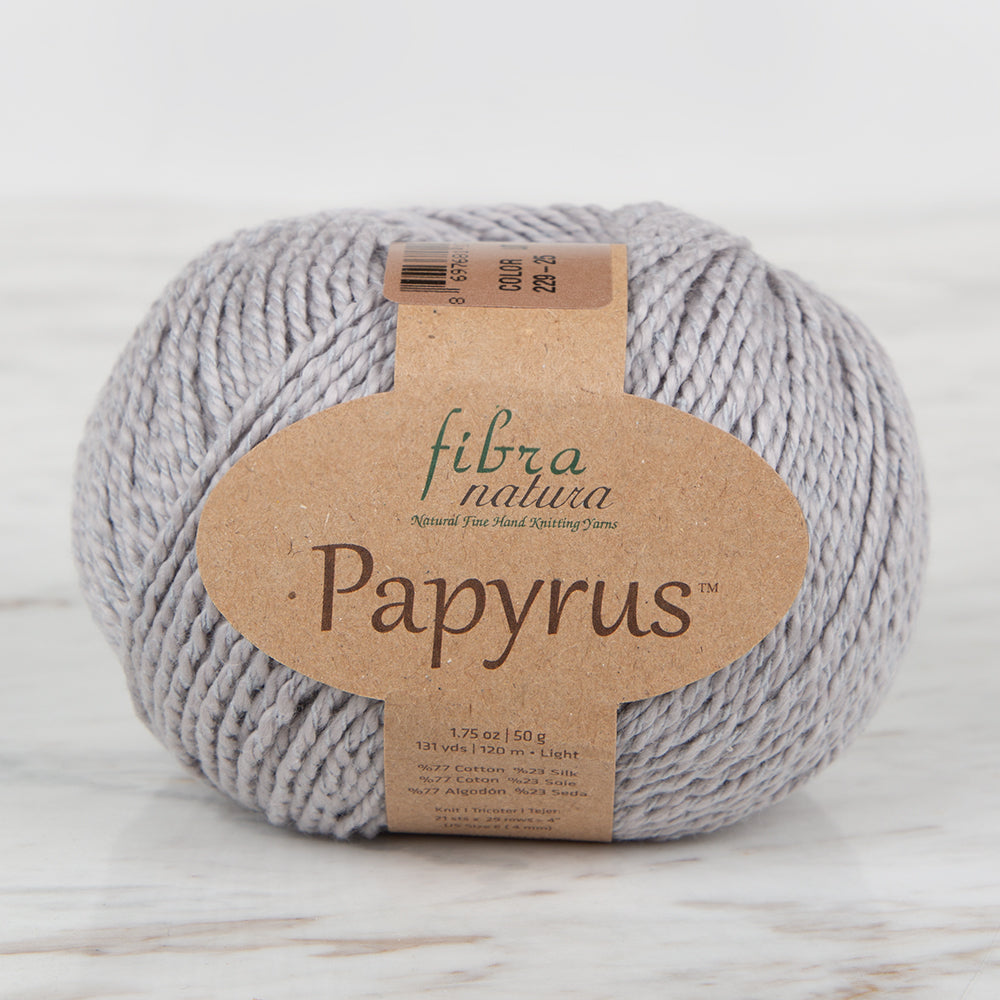 Fibra Natura Papyrus Gri El Örgü İpi - 229-25