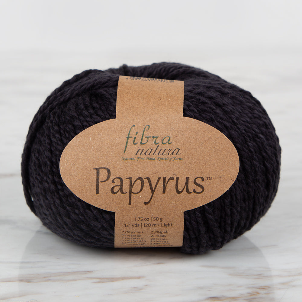 Fibra Natura Papyrus Siyah El Örgü İpi - 229-26