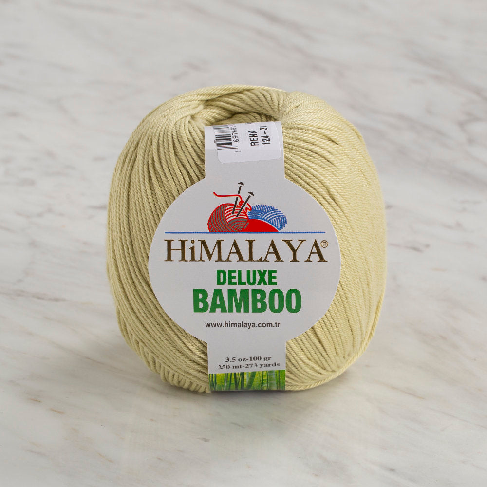 Himalaya Deluxe Bamboo Açık Yeşil El Örgü İpi 124-31