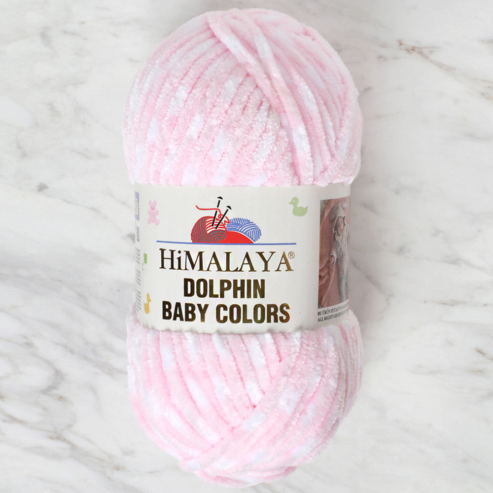 Himalaya Dolphin Baby Colors Kadife Ebruli El Örgü İpi - 80424