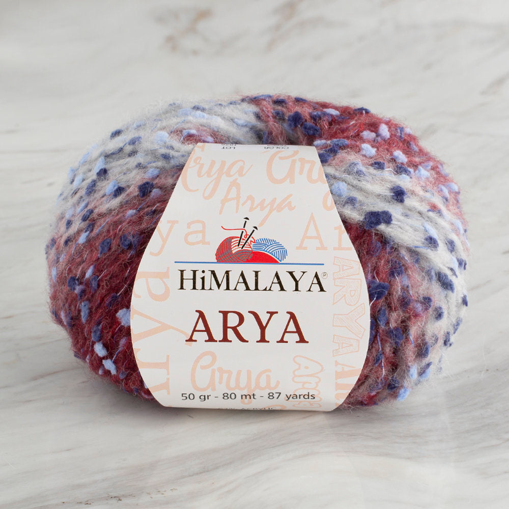 Himalaya Arya Bordo El Örgü İpi - 76608