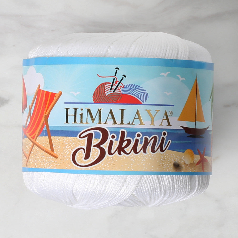 Himalaya Bikini Beyaz El Örgü İpi - 80601