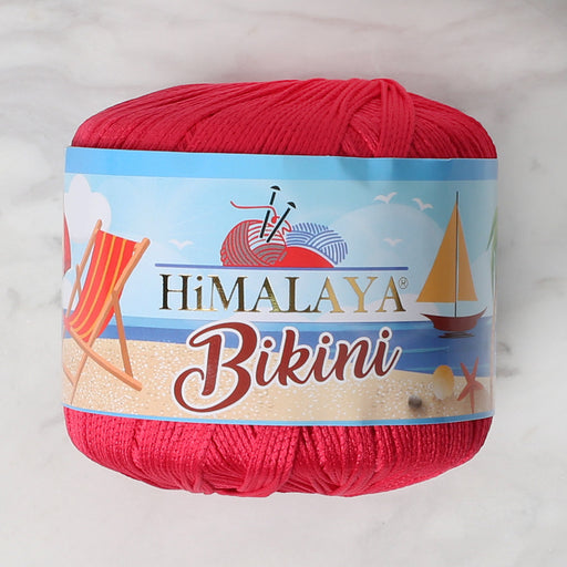 Himalaya Bikini Koyu Kırmızı El Örgü İpi - 80607