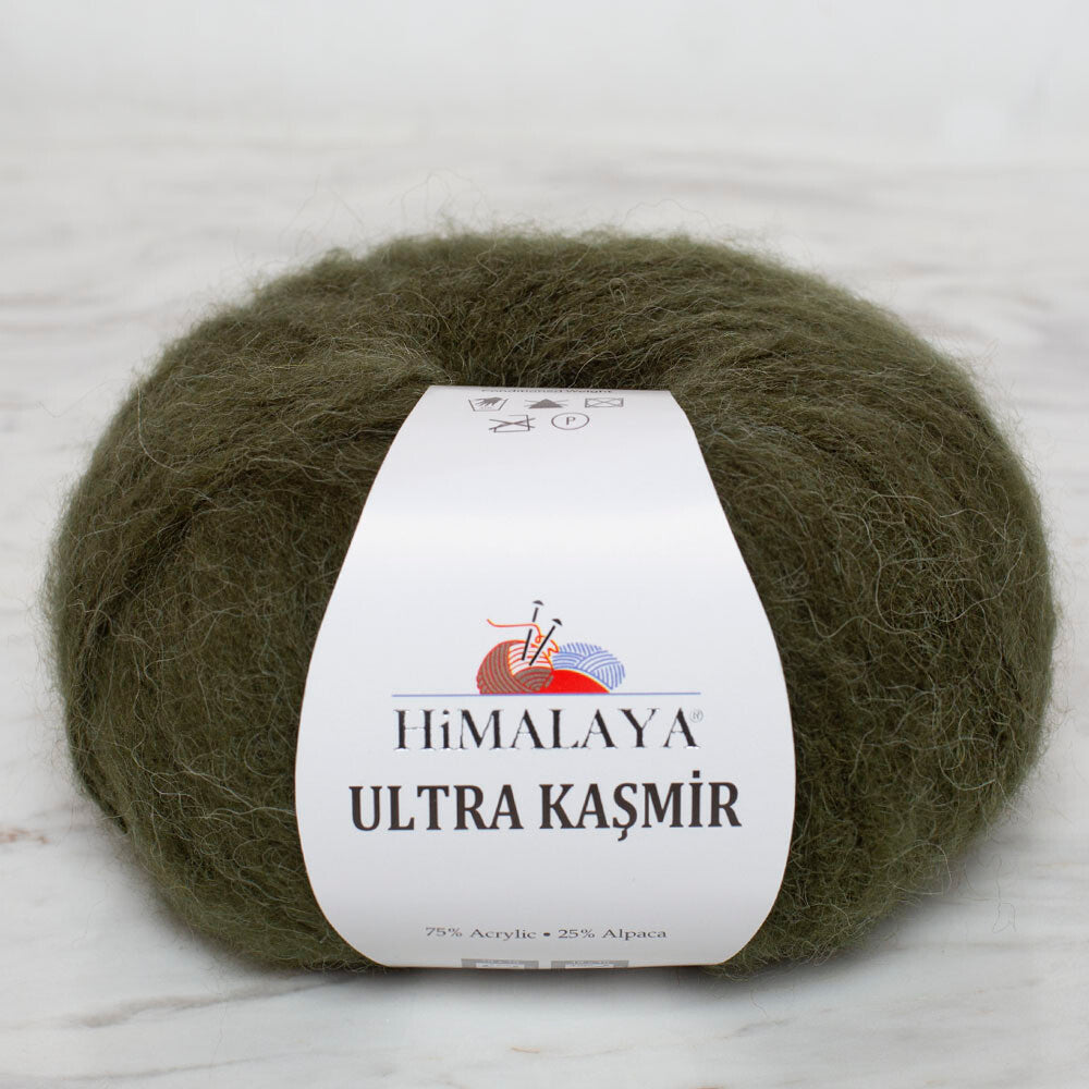 Himalaya Ultra Kaşmir Haki Yeşil El Örgü İpi - 56822