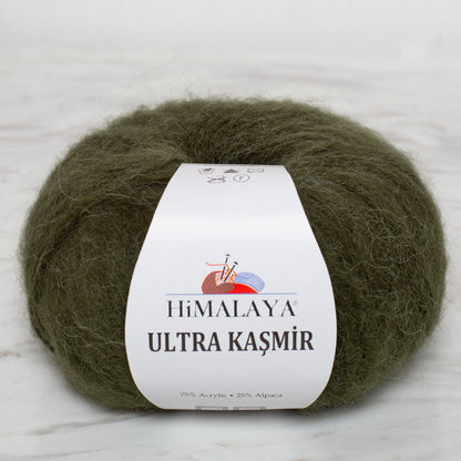 Himalaya Ultra Kaşmir Haki Yeşil El Örgü İpi - 56822
