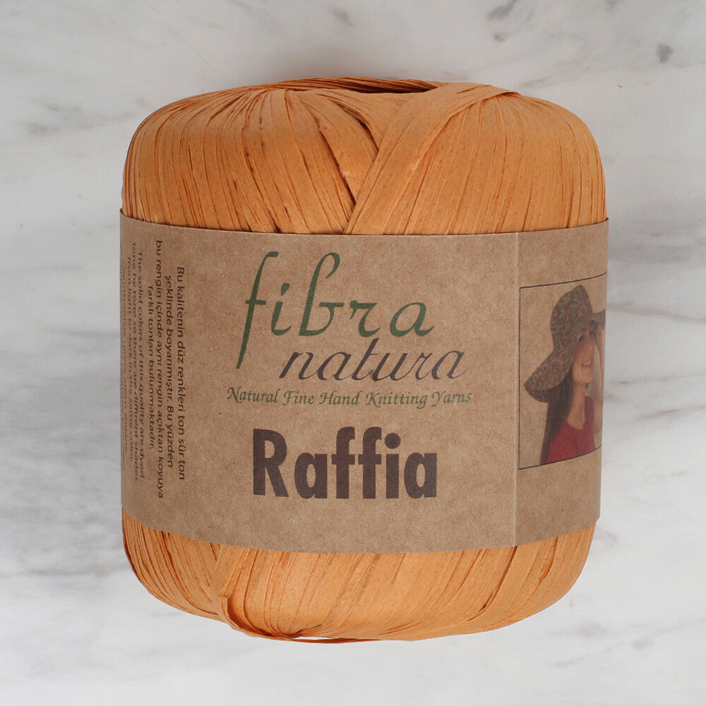 Fibra Natura Raffia 40gr Açık Turuncu Kağıt İp - 116-20