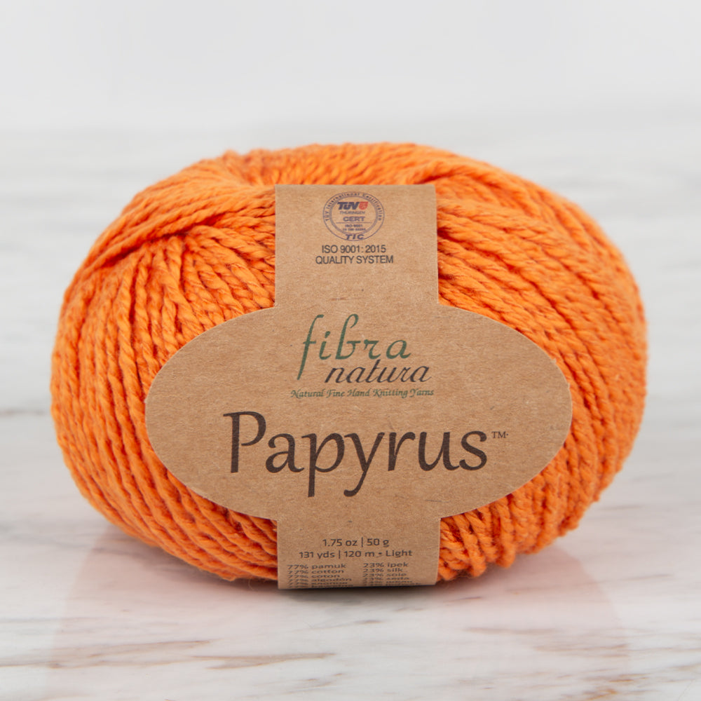 Fibra Natura Papyrus Turuncu El Örgü İpi - 229-31