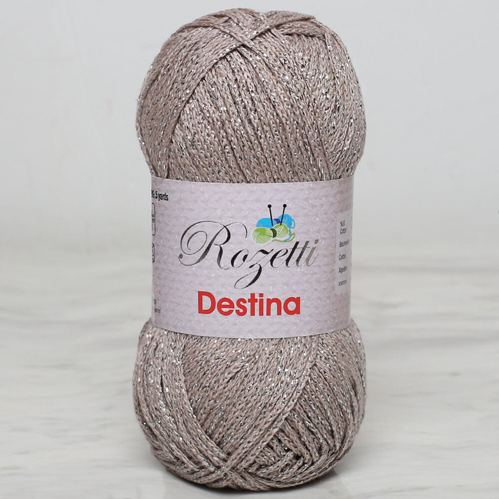 Rozetti Destina 50 gr Bej El Örgü İpi - 45021