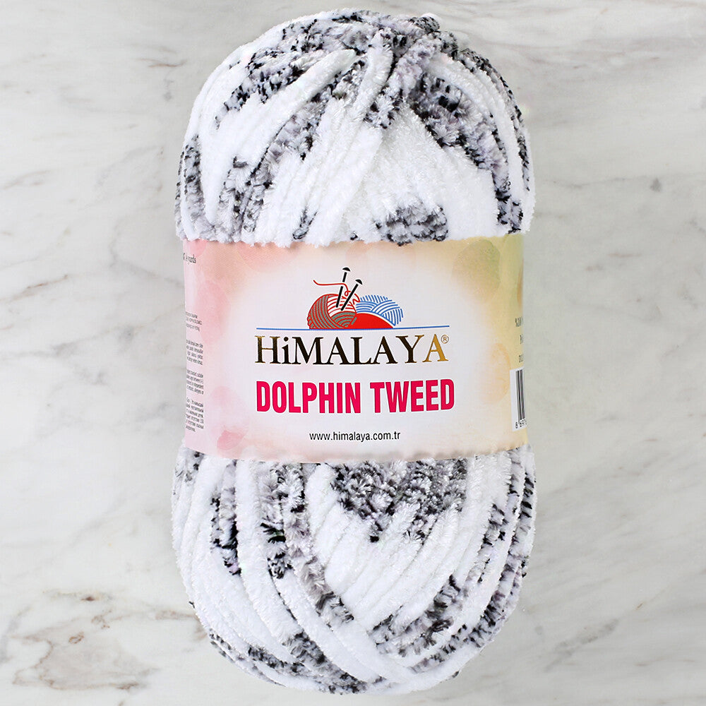 Himalaya Dolphin Tweed Ebruli El Örgü İpi - 92001