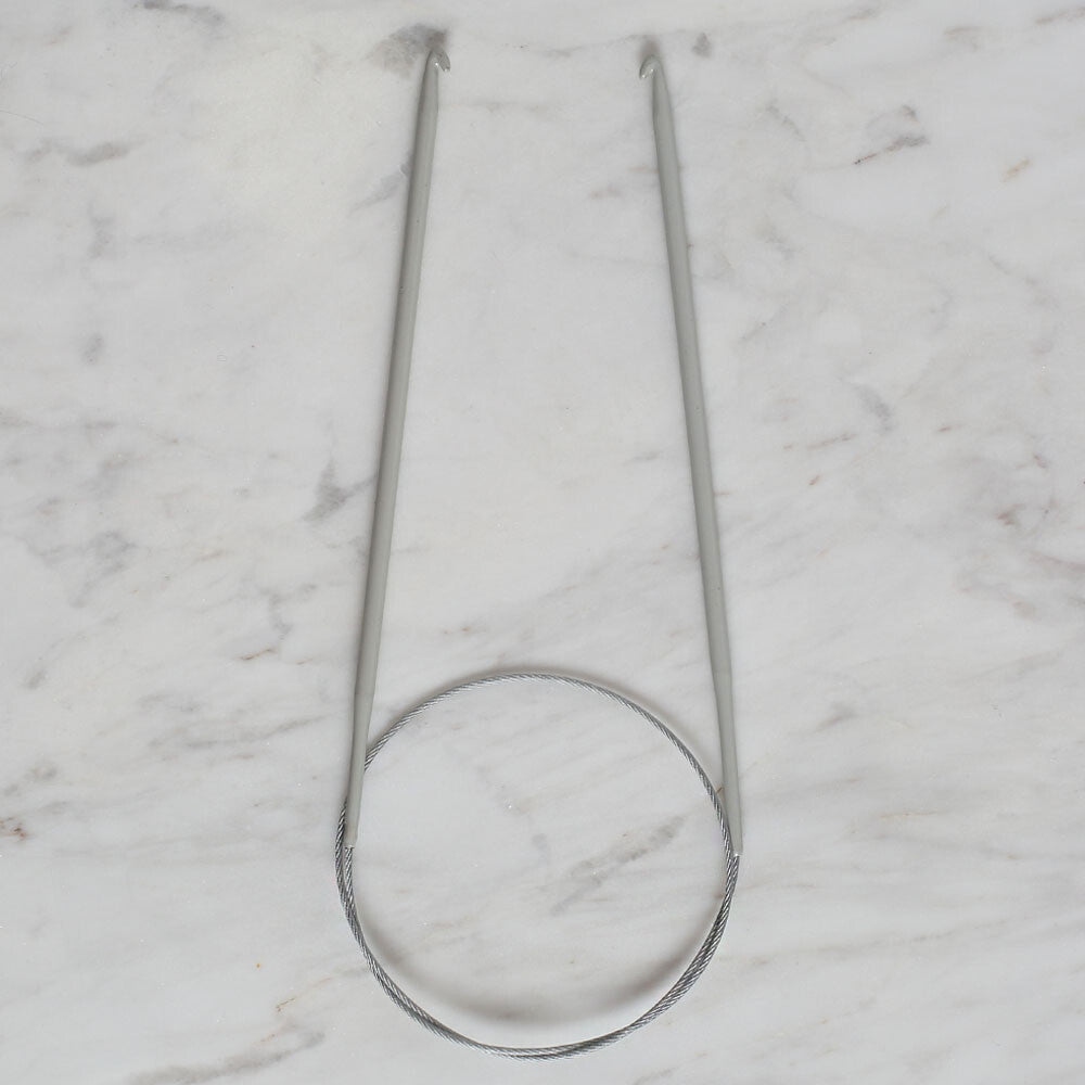 Yabalı 3.5 mm 60 cm Çelik Misinalı Gagalı Şiş - YBL - 345