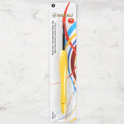 Yabalı Siyah Uçlu Yumuşak Saplı Sarı Yün Tığ YBL - 041 2 mm