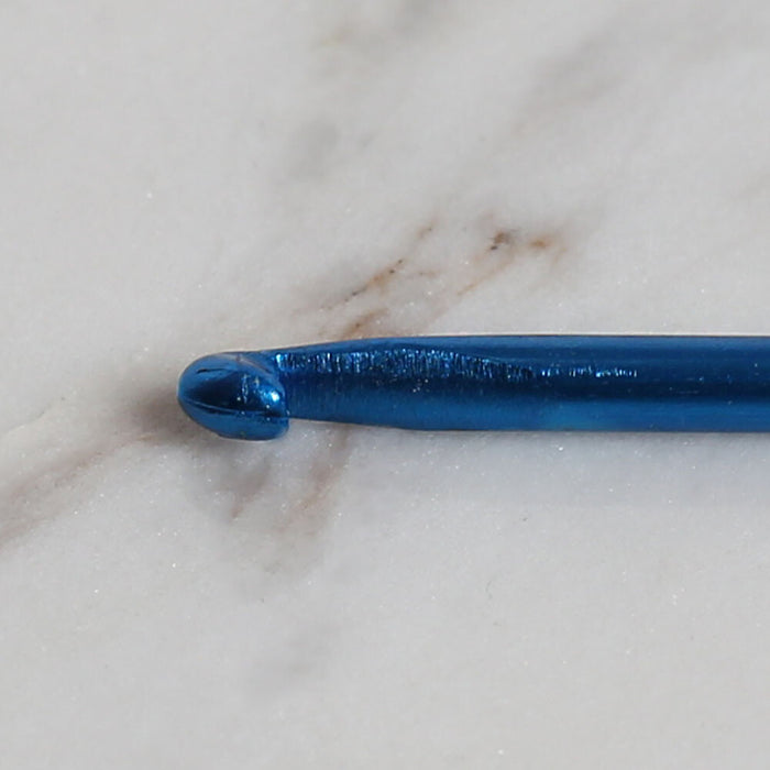 Yabalı 3 mm 35 cm Mavi Cetvelli Örgü Tığı - YBL-348