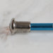 Yabalı 4 mm 35 cm Mavi Cetvelli Örgü Tığı - YBL-348