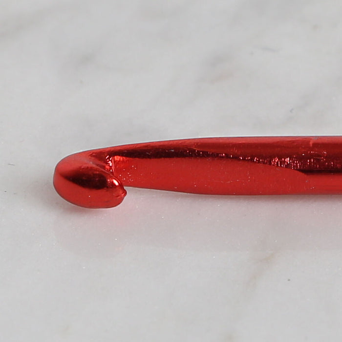 Yabalı 4,5 mm 35 cm Kırmızı Cetvelli Örgü Tığı - YBL-348