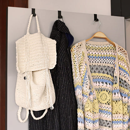 Loren Home Siyah Metal Kapı Askılığı