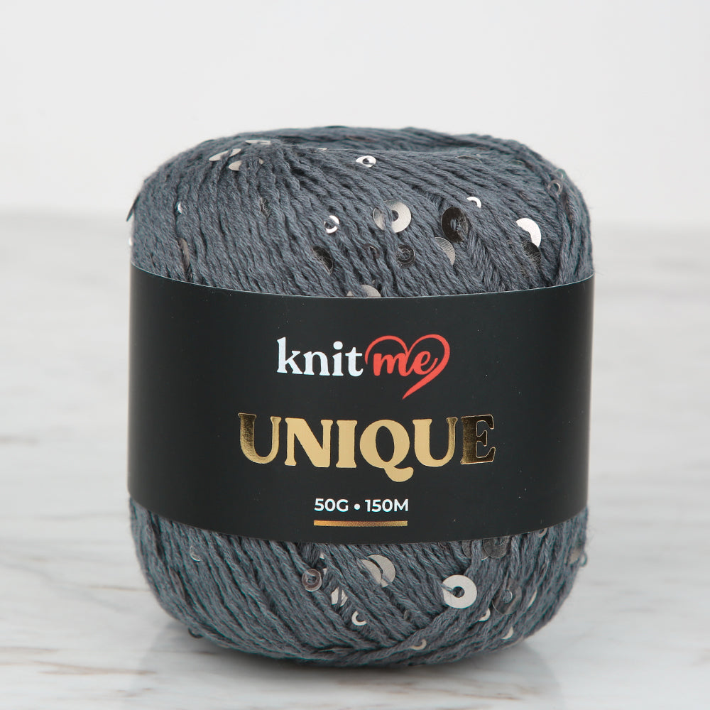 Knitme UNIQUE Antrasit El Örgü İpi - 16