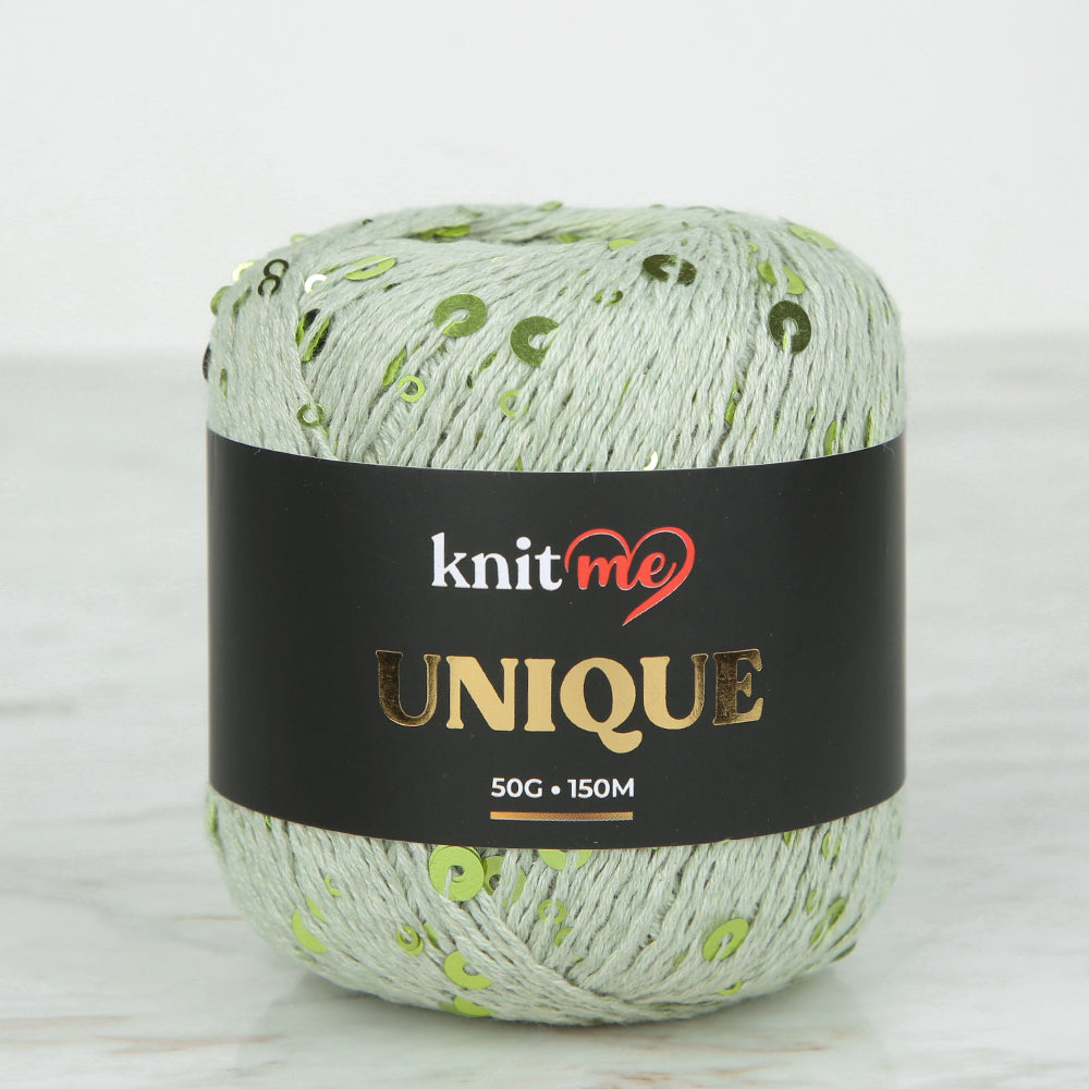 Knitme UNIQUE Açık Yeşil El Örgü İpi - 7