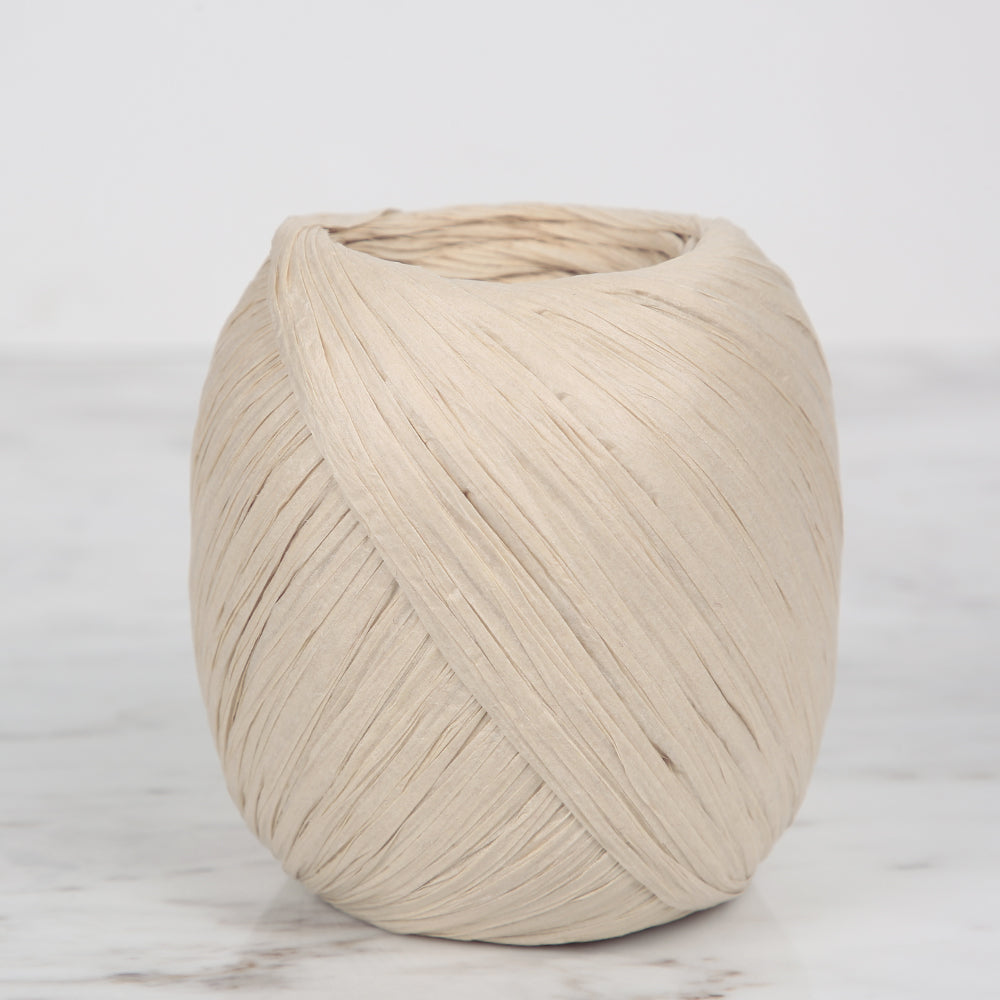 İplix Natural Raffia Açık Bej Kağıt İp - 45B