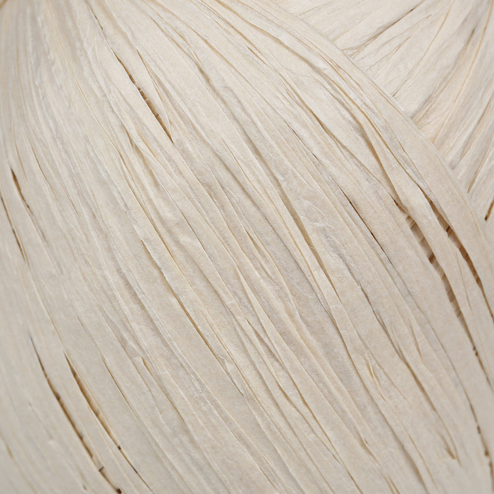 İplix Natural Raffia Krem Kağıt İp - 45