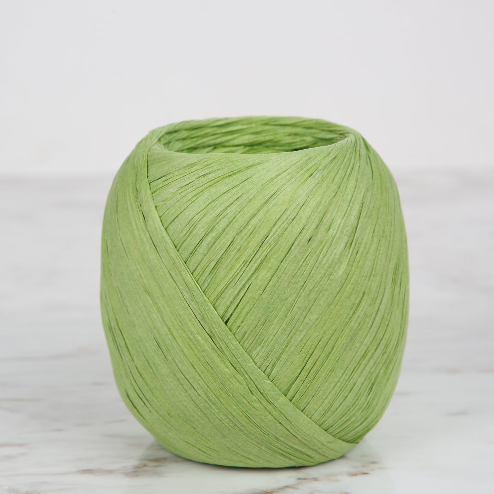 İplix Natural Raffia Yeşil Kağıt İp - 93