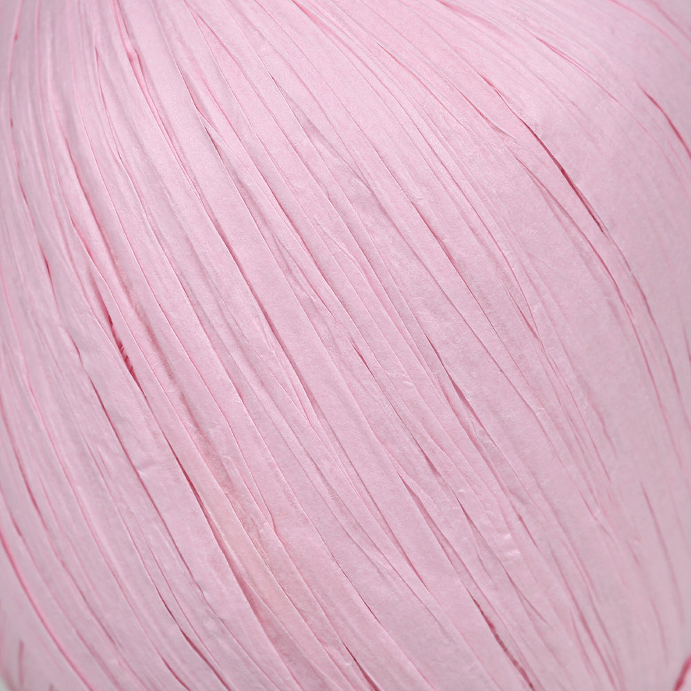 İplix Natural Raffia Pembe Kağıt İp - 76