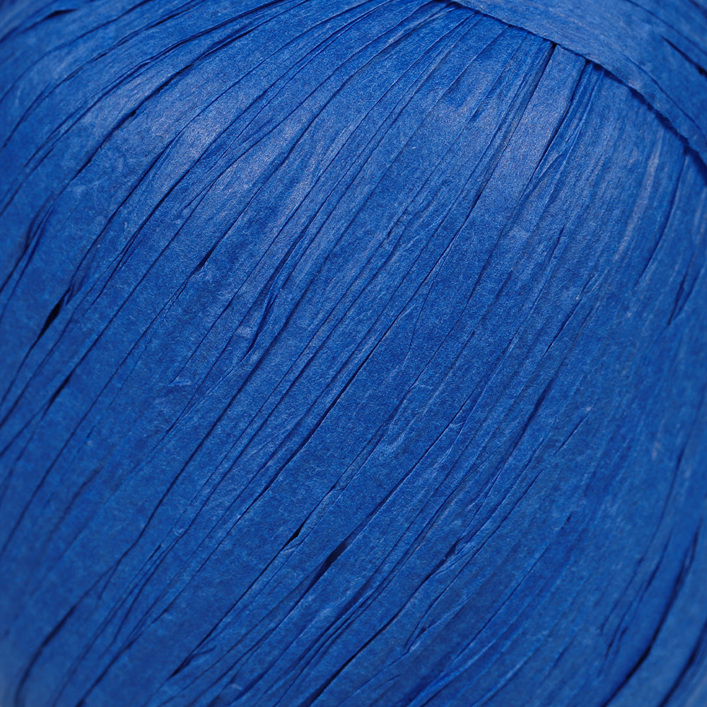 İplix Natural Raffia Mavi Kağıt İp - 88A