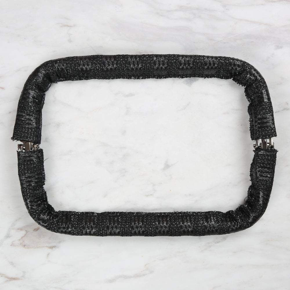 Knitme Gizli Çanta Bursu 23 cm Siyah BA-0026