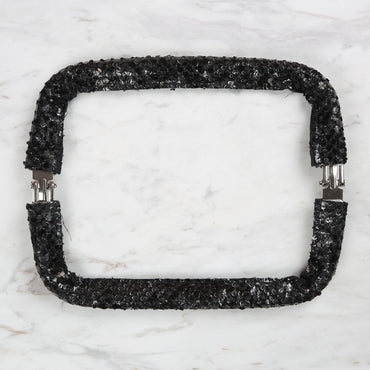 Knitme Gizli Çanta Bursu 23 cm Siyah BA-0026