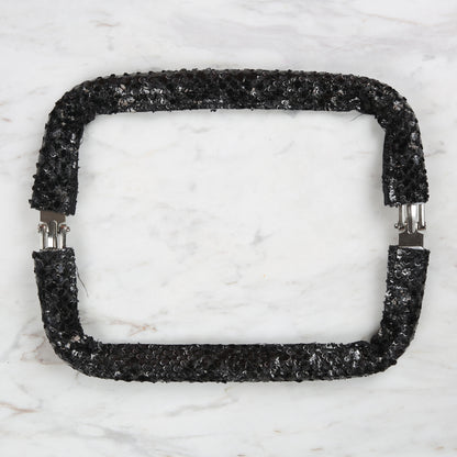 Knitme Gizli Çanta Bursu 23 cm Siyah BA-0026