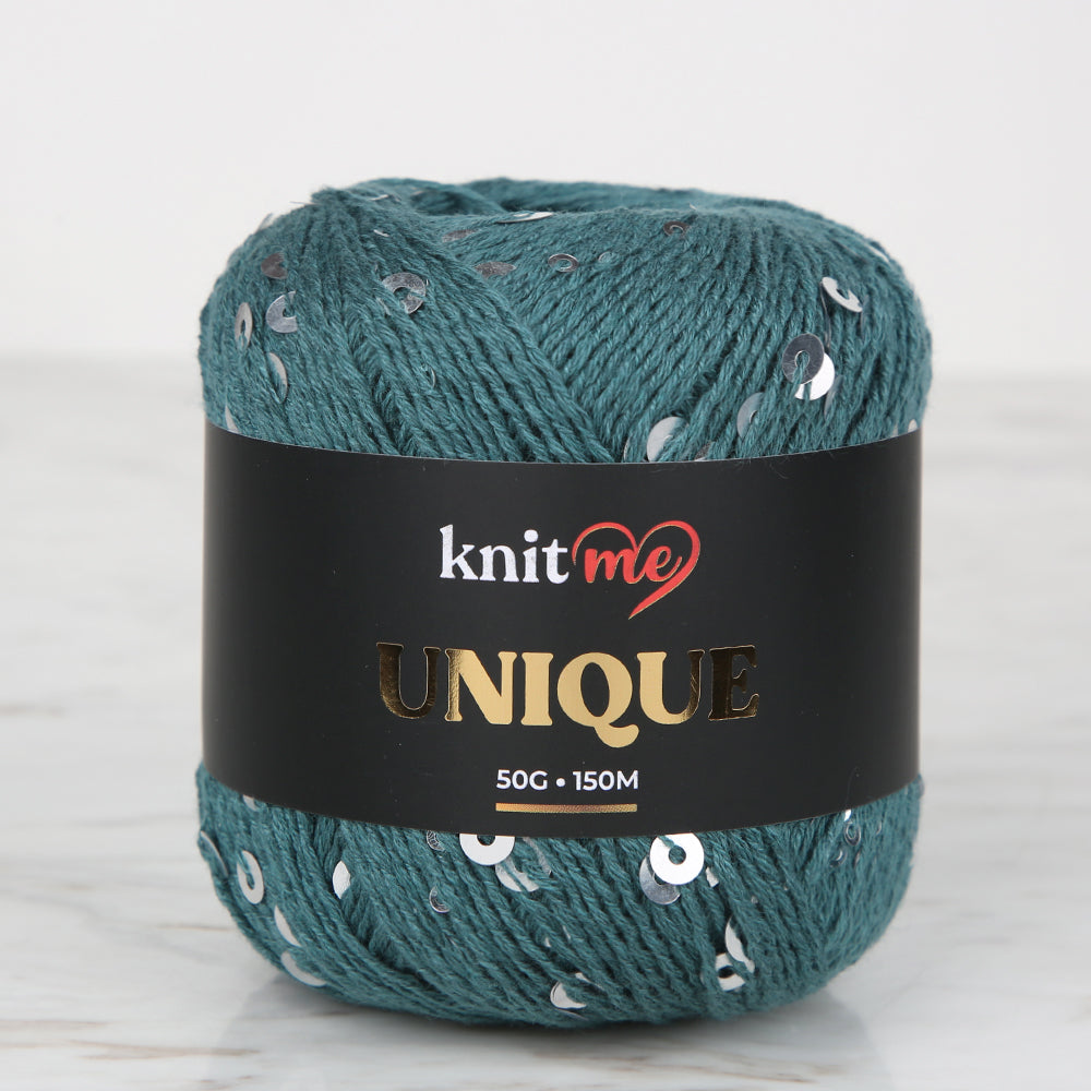 Knitme UNIQUE Petrol Yeşili El Örgü İpi - 3