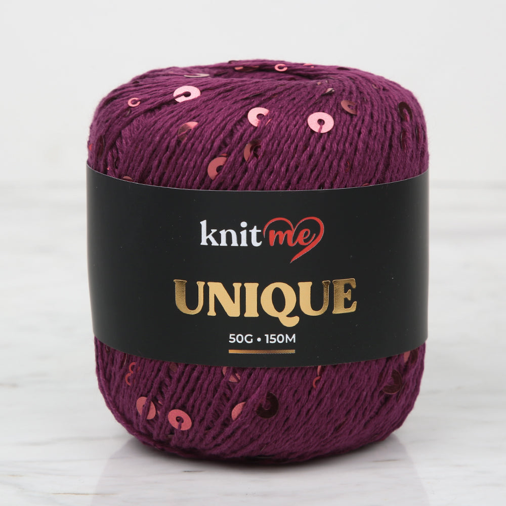 Knitme UNIQUE Mürdüm El Örgü İpi - 21