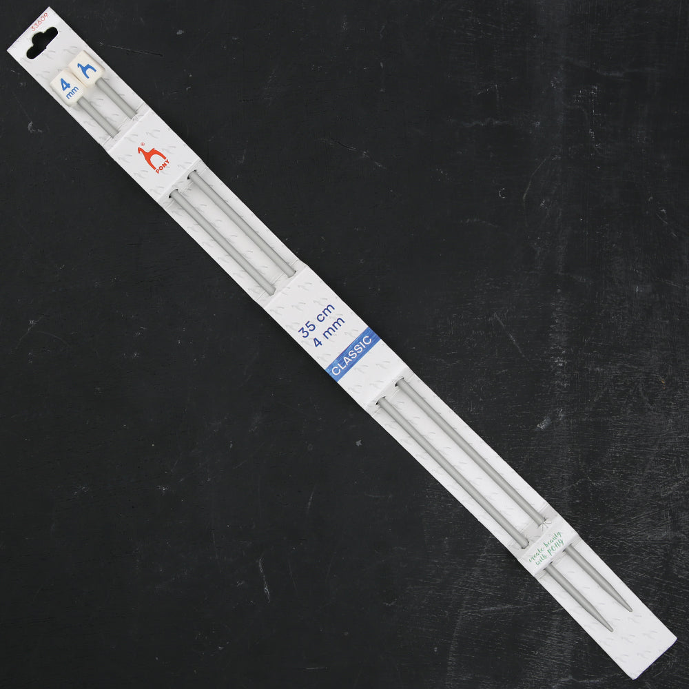 Pony 4 mm 35 cm Alüminyum Örgü Şişi - 33609