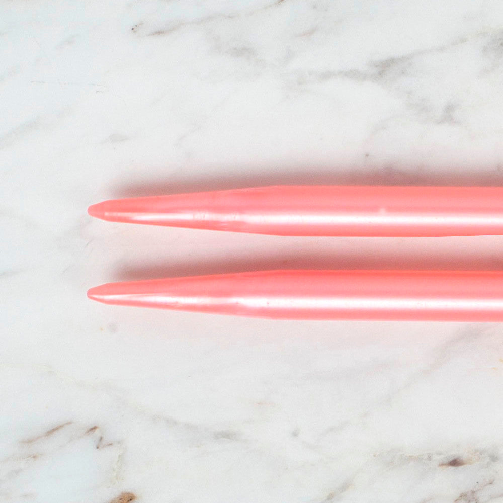 Pony Pearl  10.00 mm 35 cm Pembe Plastik Şiş - 33638