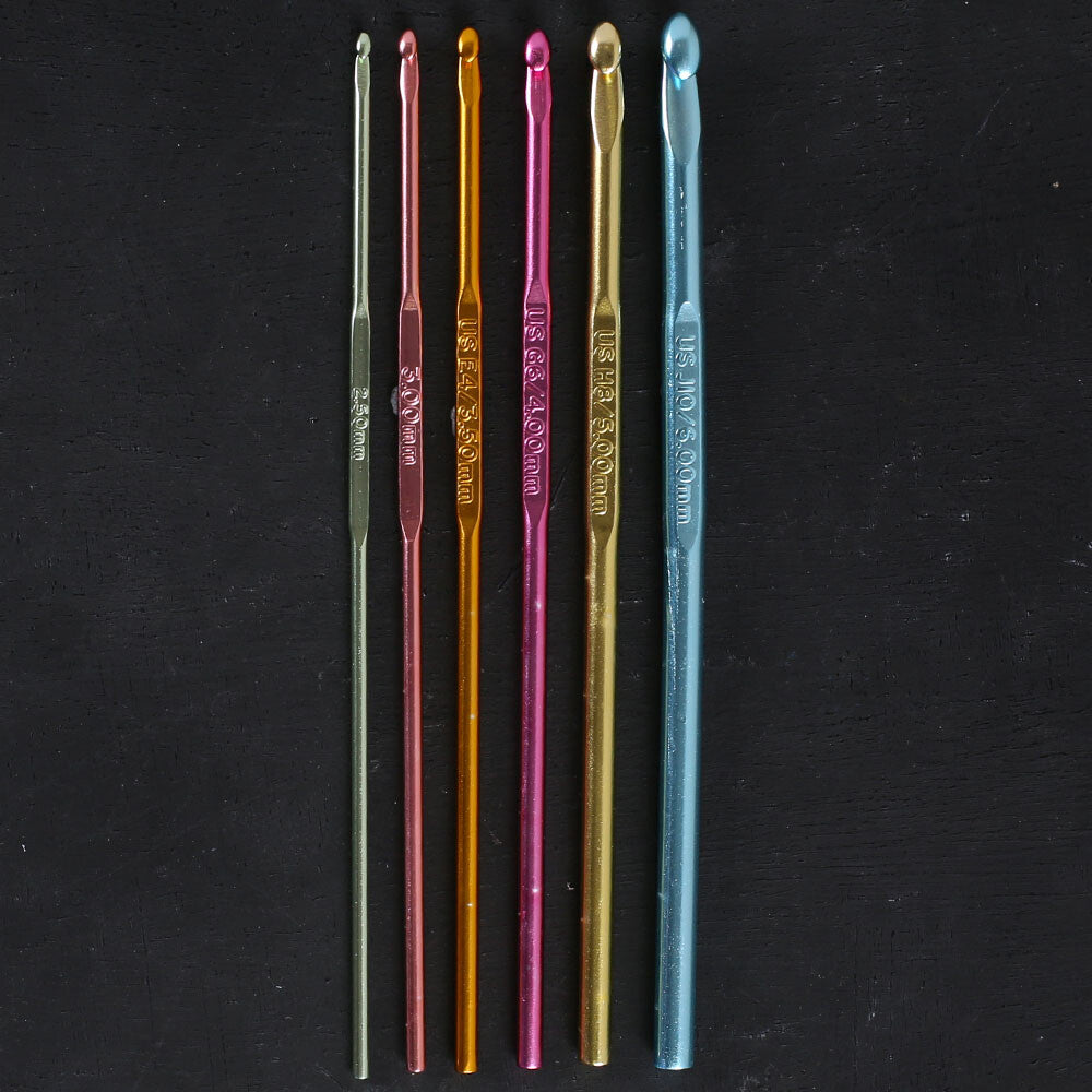 Pony Renkli Alüminyum 15 cm Tığ Seti - 44720