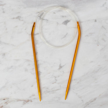 Pony Colour 4 mm 80 cm Sarı Misinalı Şiş - 50809