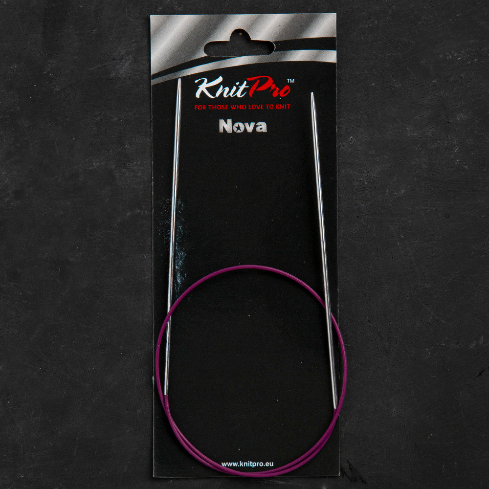 KnitPro Nova Metal 2 Mm 60 Cm Mor Misinalı Şiş - 10311