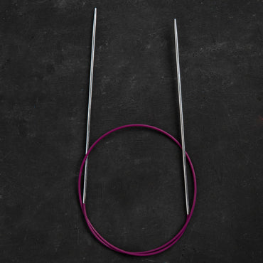 KnitPro Nova Metal 2 Mm 60 Cm Mor Misinalı Şiş - 10311