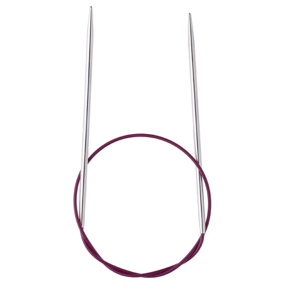 KnitPro Nova Metal 3.5 Mm 40 Cm Metal Mor Misinalı Şiş - 10351