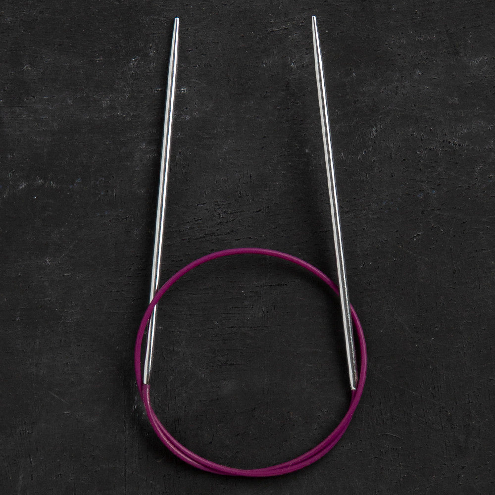 KnitPro Nova Metal 2.25 Mm 40 Cm Metal Mor Misinalı Şiş - 10305